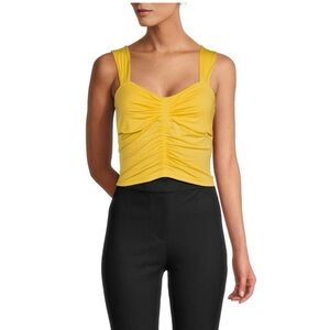 DEREK LAM
Jill Ruched Crop Top
GOLden YELLOW, S